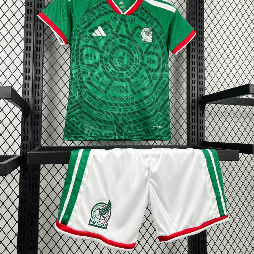 Maillot Kit Enfant Mexique Domicile 2026--4