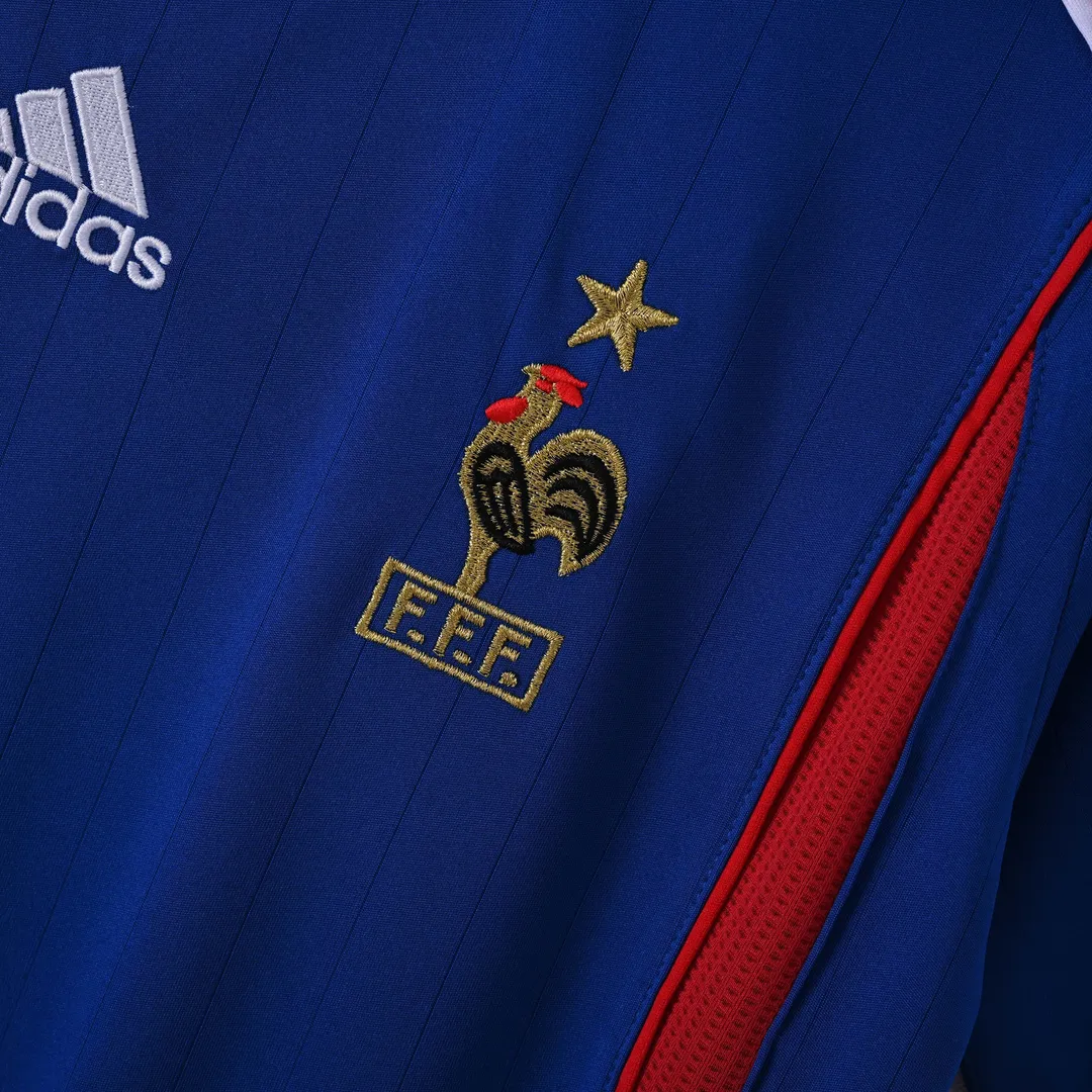 2006 Retro France Home Shirt--3
