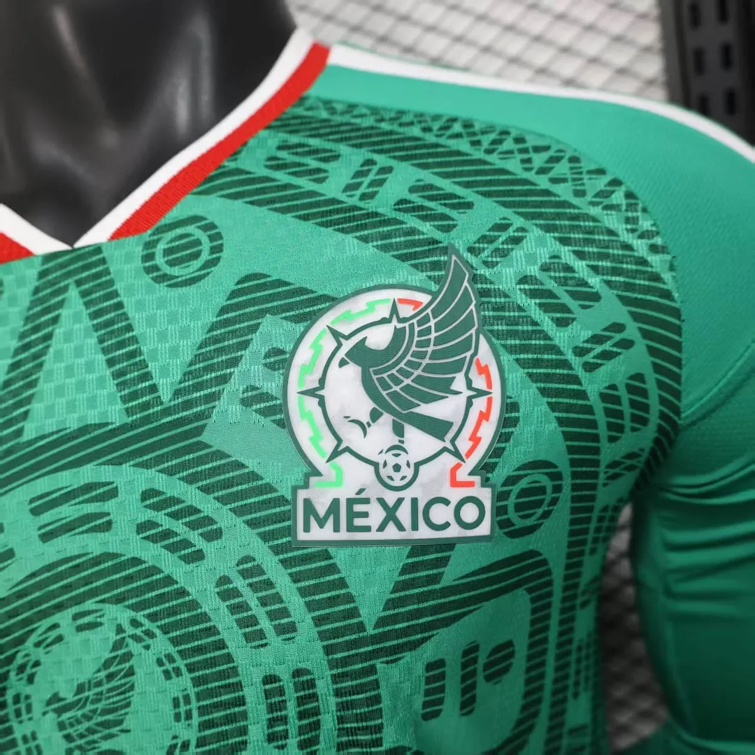 Maillot Mexique Domicile 2026 Version Player Manches Longues--5