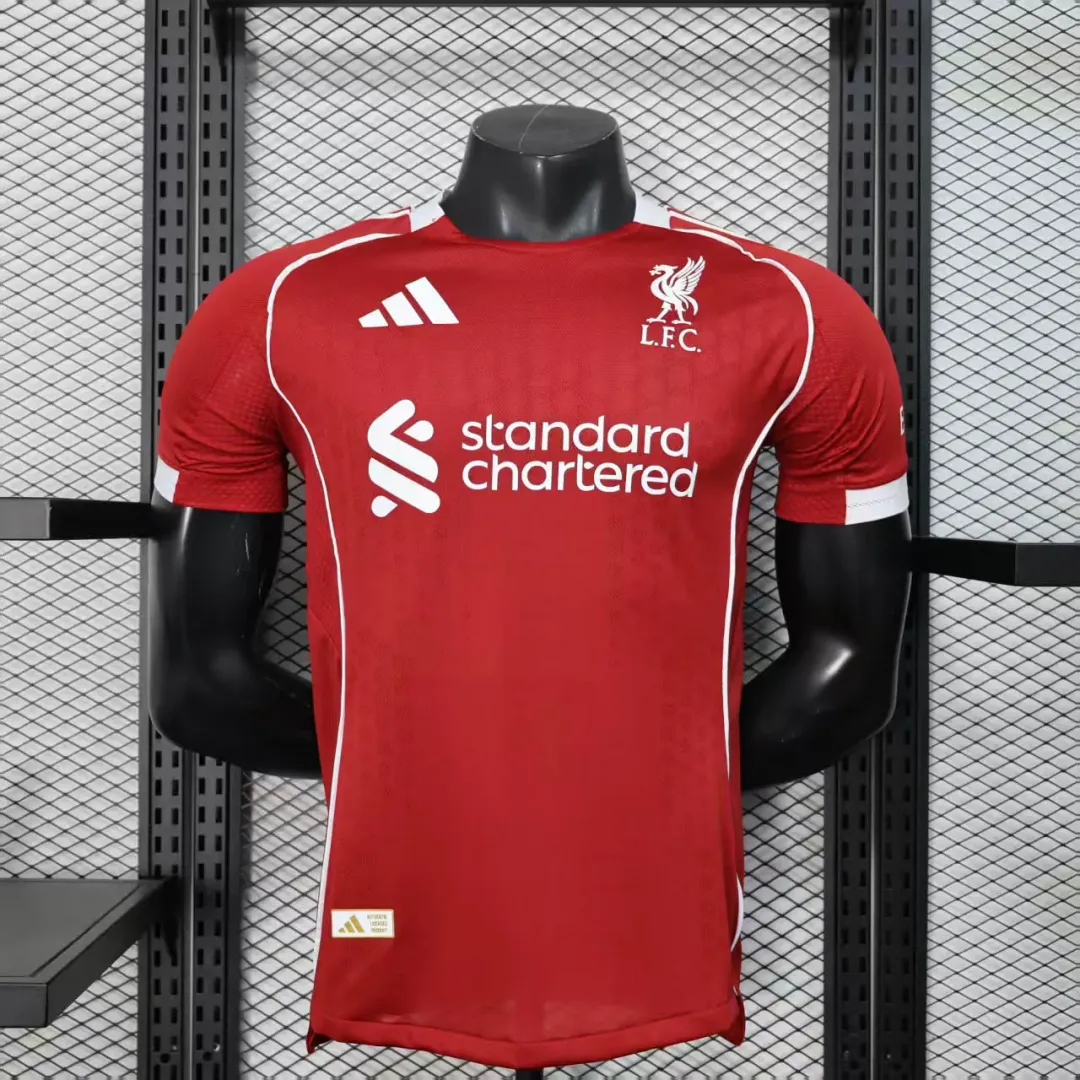 2025/2026 Player Version Liverpool Home Shirt