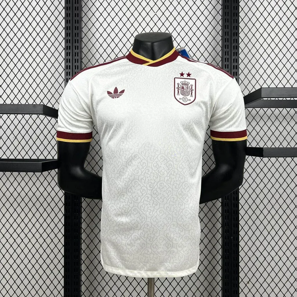 Maillot Espagne Extérieur 2026 Championne Deux Étoiles Version Player