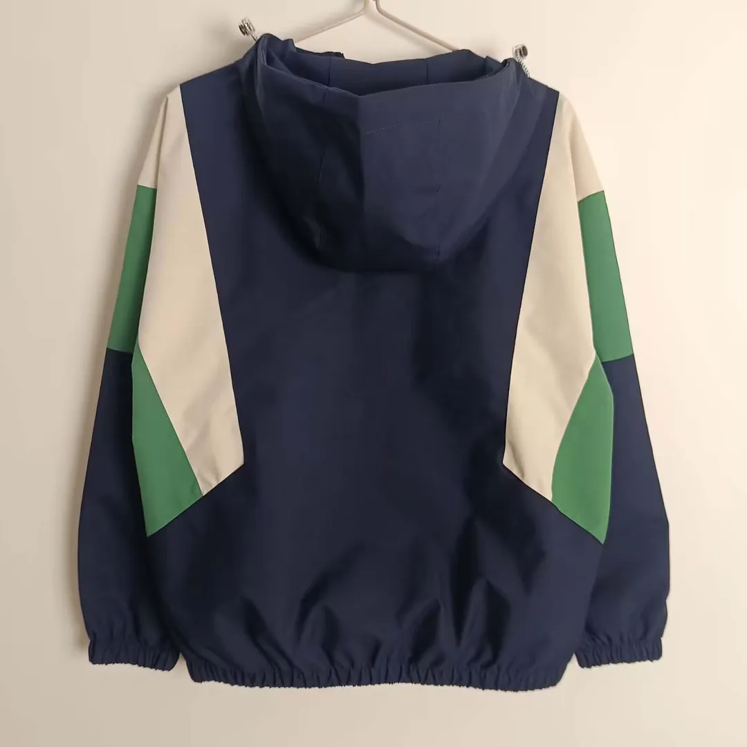 Giacca a Vento Brasile 2025 Blu Navy--1