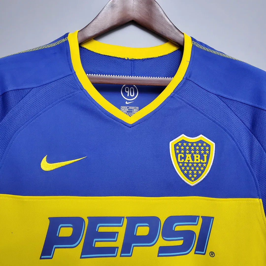 Maillot Retro Boca Juniors Domicile 2003/04--2