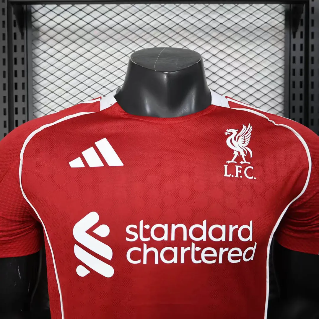 2025/2026 Player Version Liverpool Home Shirt--2