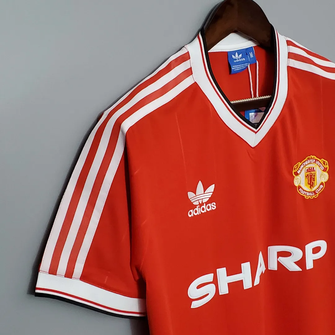 Camisola Retro Manchester United Principal 1983/84--4