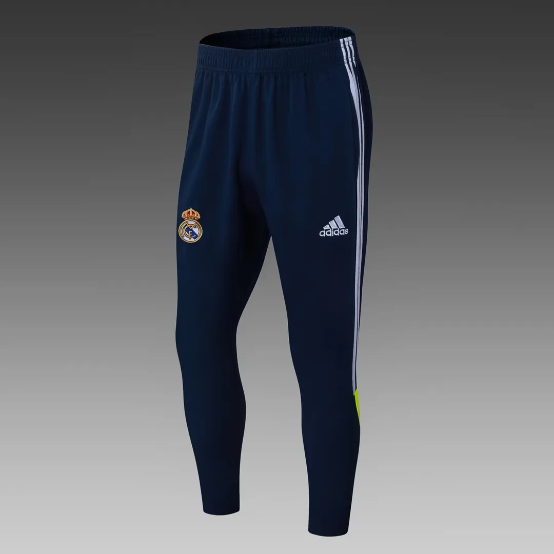 2025/2026 Real Madrid Half-Pull Training Suit Royal Blue Shirt Set--4