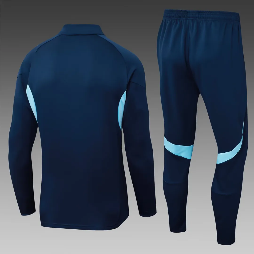 Fato de Treino Arsenal com Meio Fecho 2025/26 Azul-Real--1