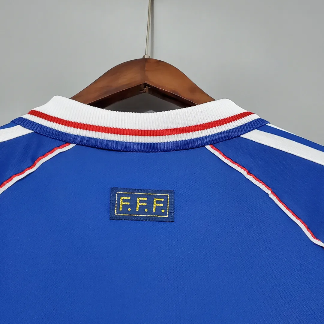 1998 Retro France Home Shirt--5