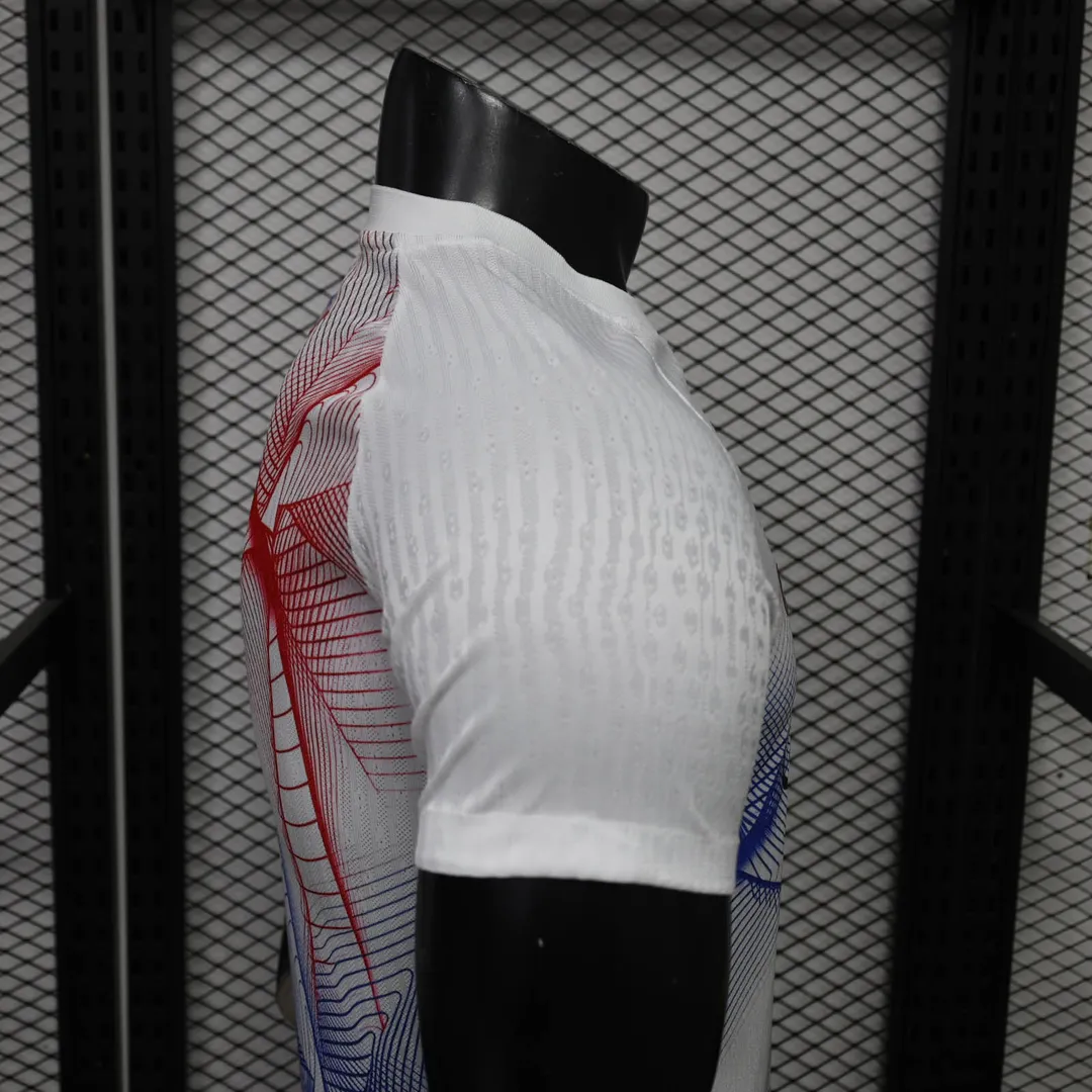 2026/2027 Player Version Psg Paris Saint-Germain Pre-Match Training Uniform White Shirt--7