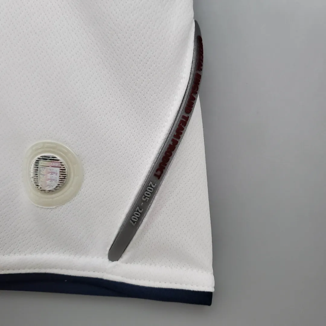 2006 Retro England Home Jersey--10