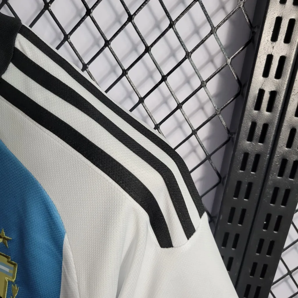 Maglia Argentina Home 2022 Mondiali FIFA--8