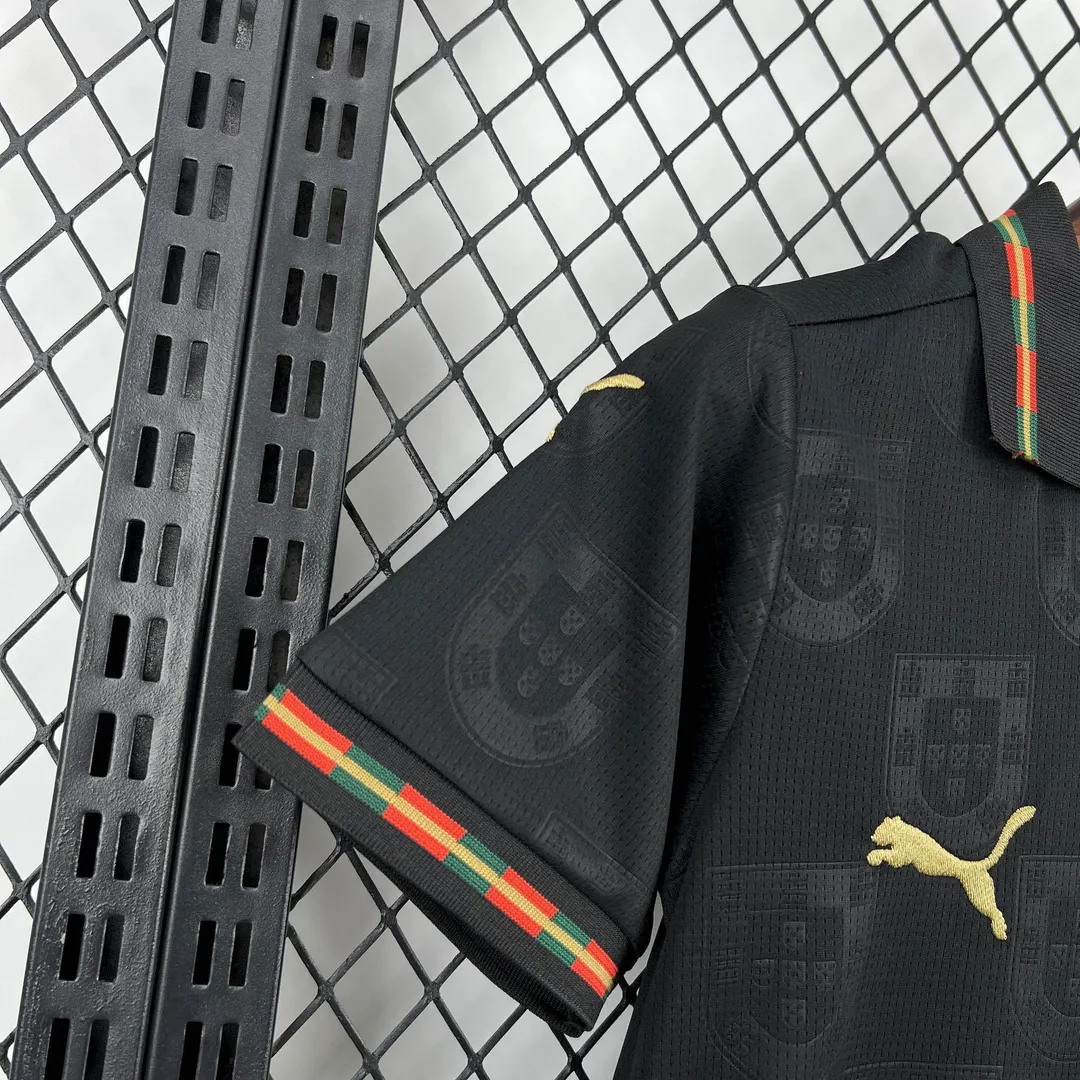 Maillot Kit Enfant Portugal 2026 Édition Spéciale Noir--3