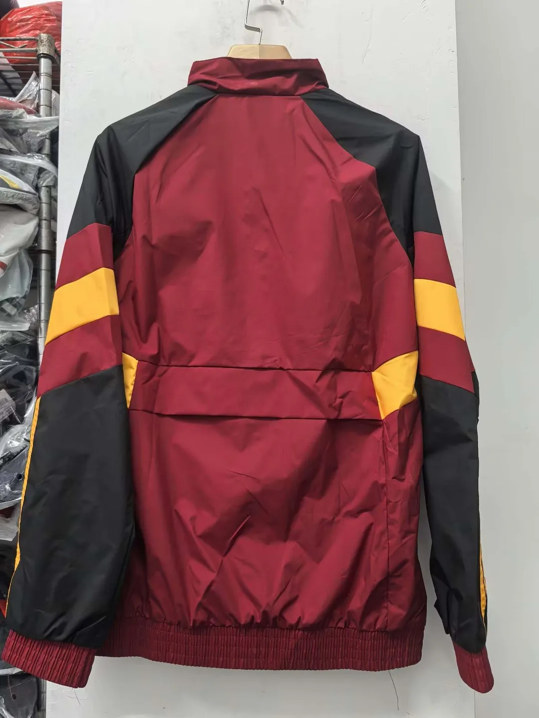 Kurtka wiatrówka AS Roma 2024/25 czerwona--2