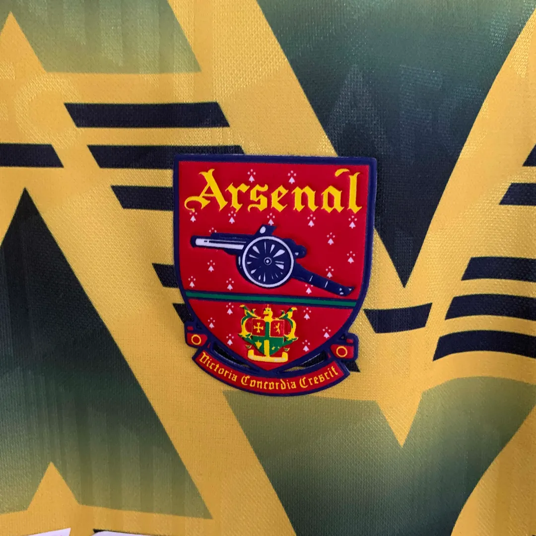 Maglia Retro Arsenal Away 1991/93 Maniche Lunghe--5