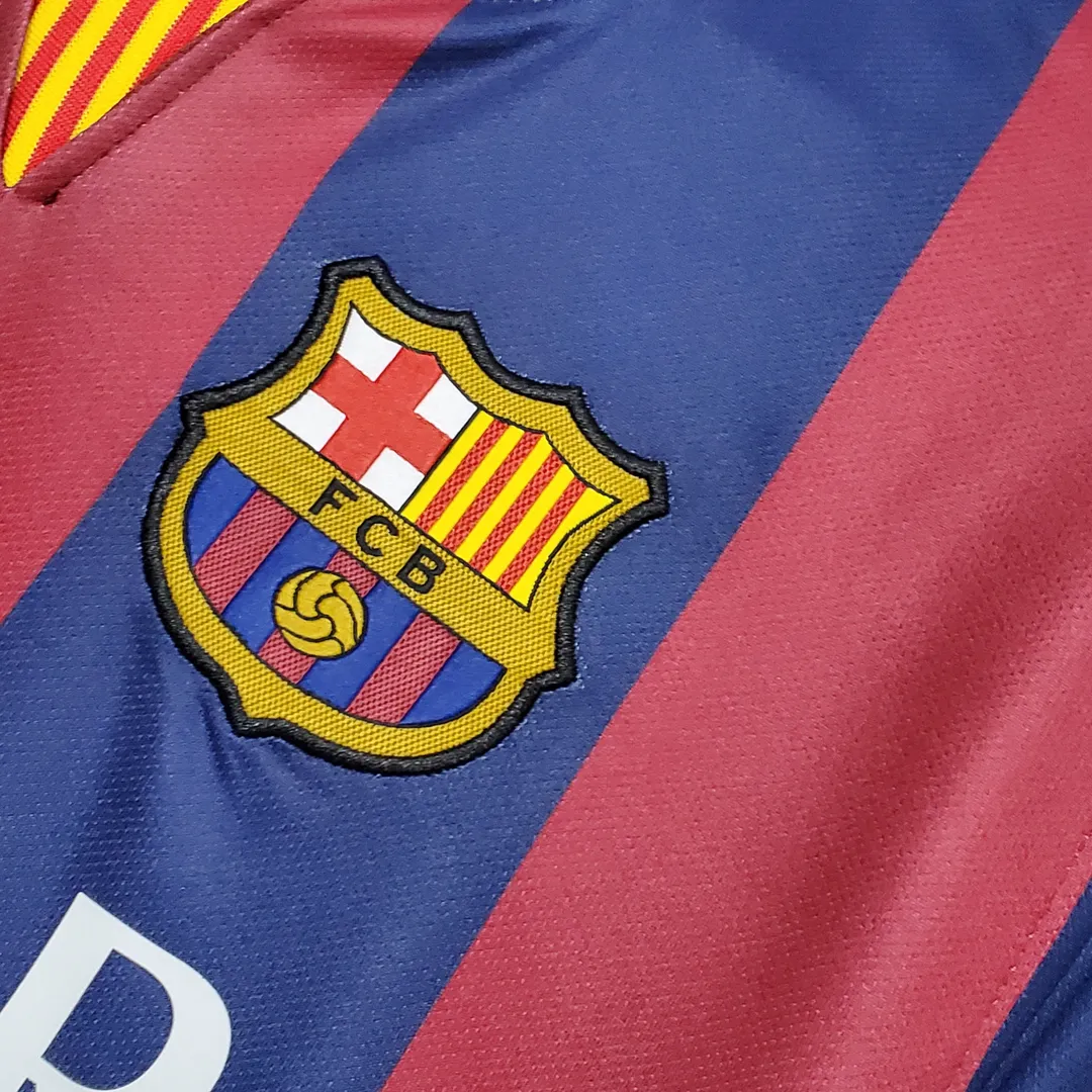 Camisola Retro Barcelona Principal 2014/15--4