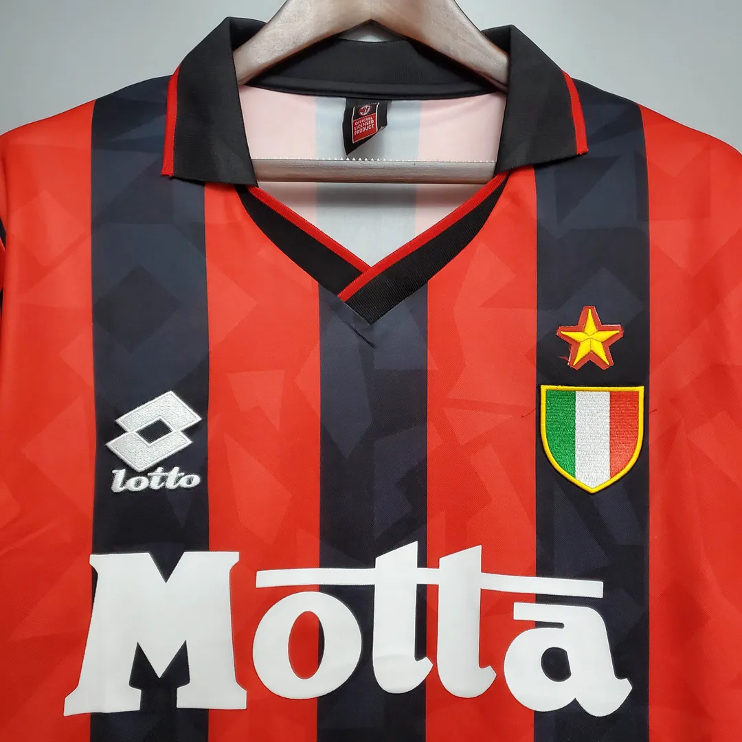 1993/1994 Retro AC Milan Home Shirt--2