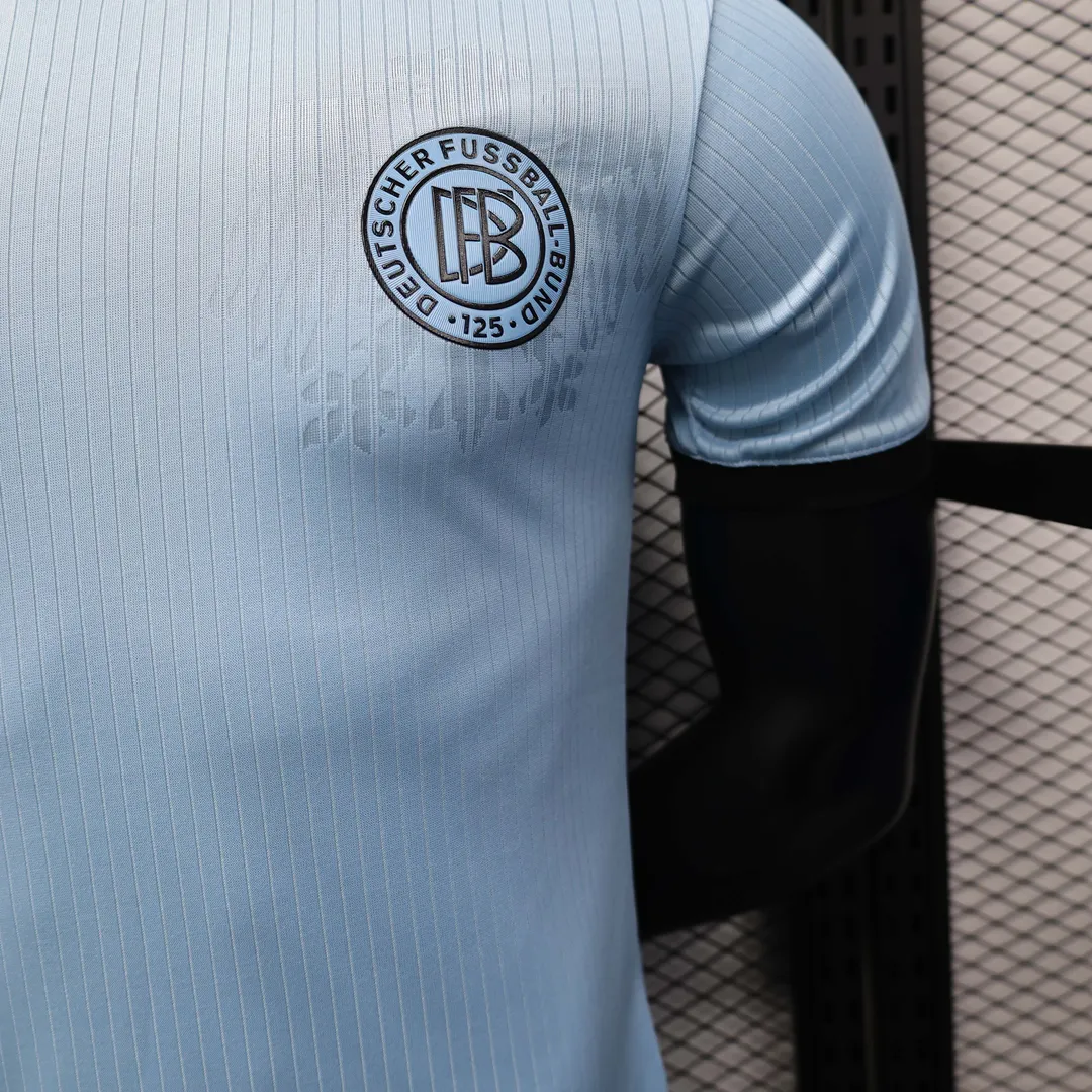 Camiseta Alemania Portero Edición 125º Aniversario 2025 Versión Jugador Azul Claro--6