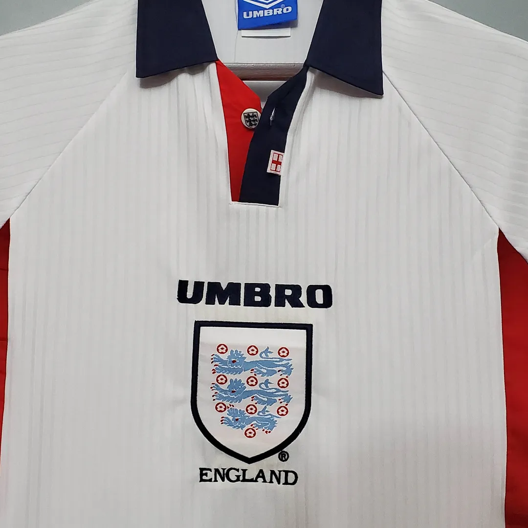 Camiseta Retro Inglaterra Primera Equipación 1998--2