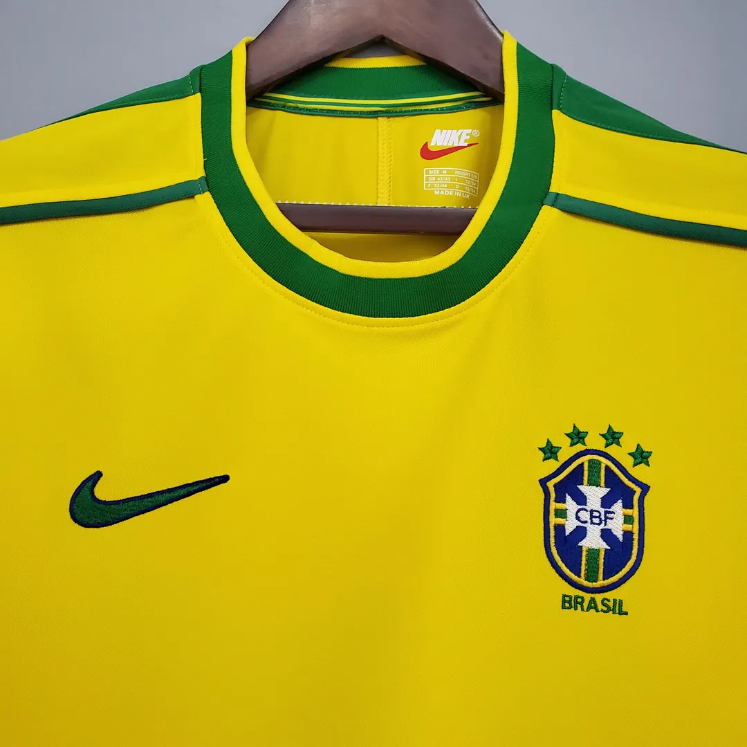 Maillot Retro Brésil Domicile 1998--2