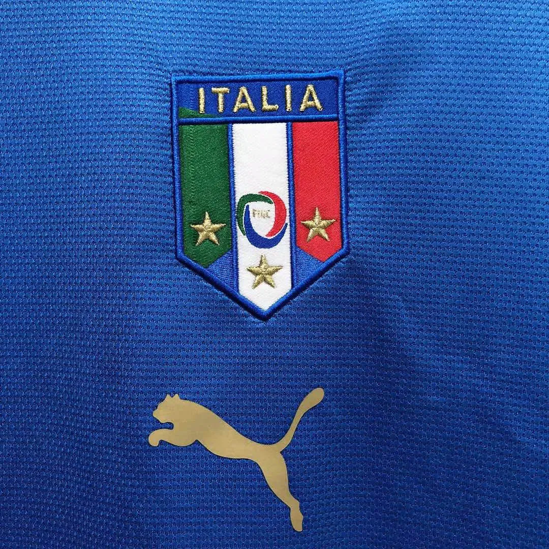 Camiseta Retro Italia Primera Equipación 2006--2