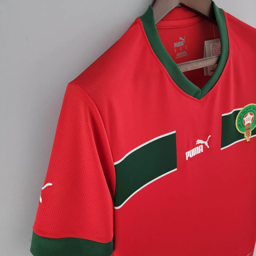 2022 FIFA World Cup Morocco National Team Home Shirt--5