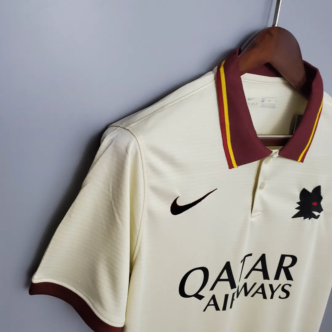 Camiseta Retro AS Roma Segunda Equipación 2020/21--5