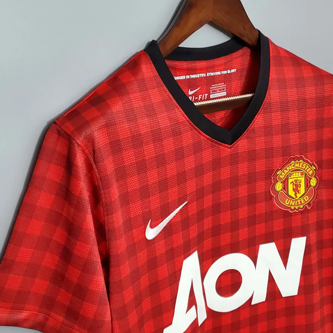 Maillot Retro Manchester United Domicile 2012/13--4