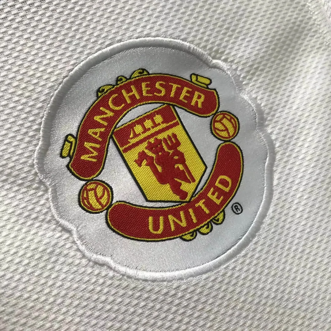 2008/2009 Long Sleeve Retro Manchester United Away Shirt--3