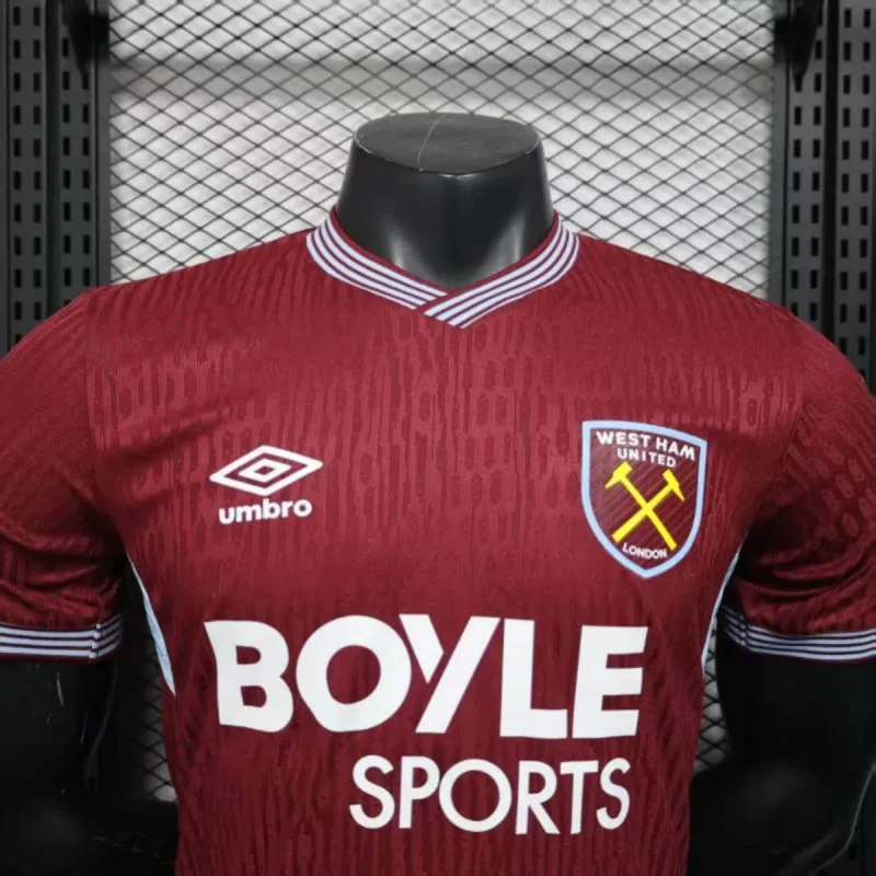 Camiseta West Ham United Primera Equipación 2025/26 Versión Jugador--2