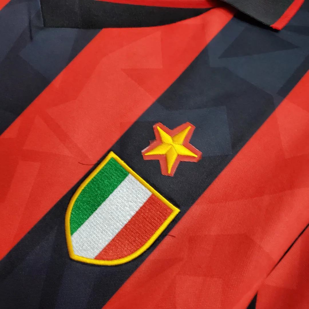 1993/1994 Retro AC Milan Home Shirt--4