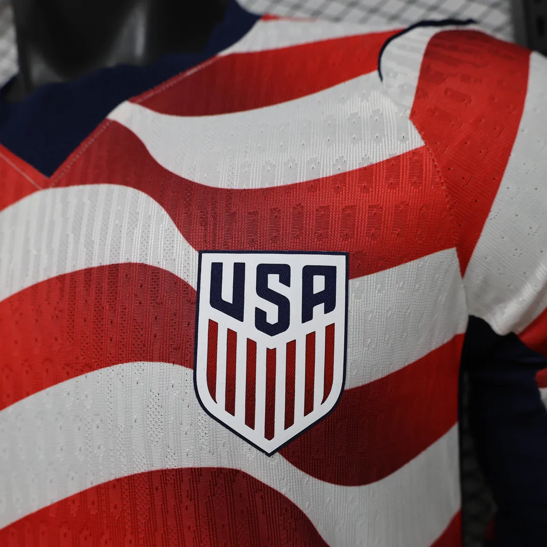 Maillot États-Unis Domicile 2026 Version Player Manches Longues--4