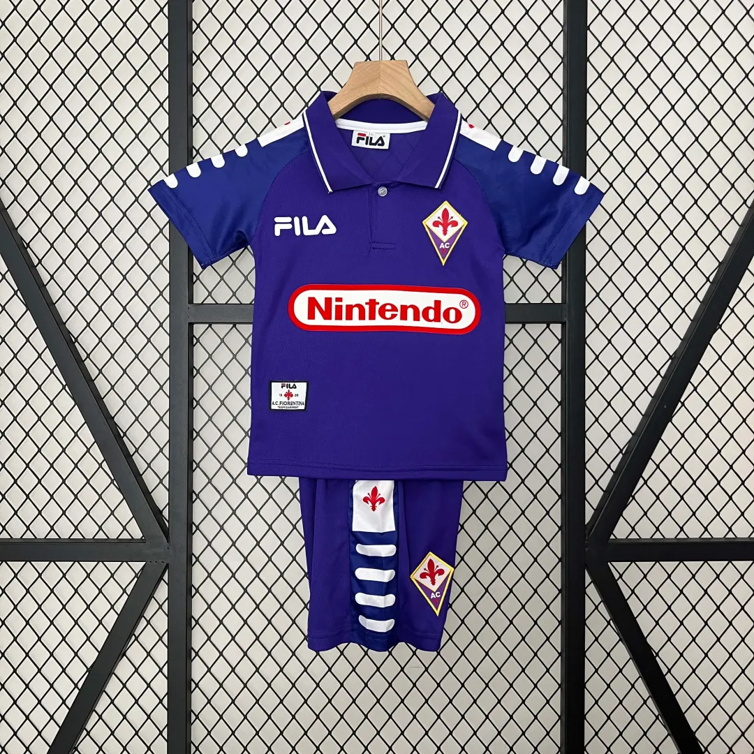 Completino Bambino Retro Fiorentina Home 1998/99