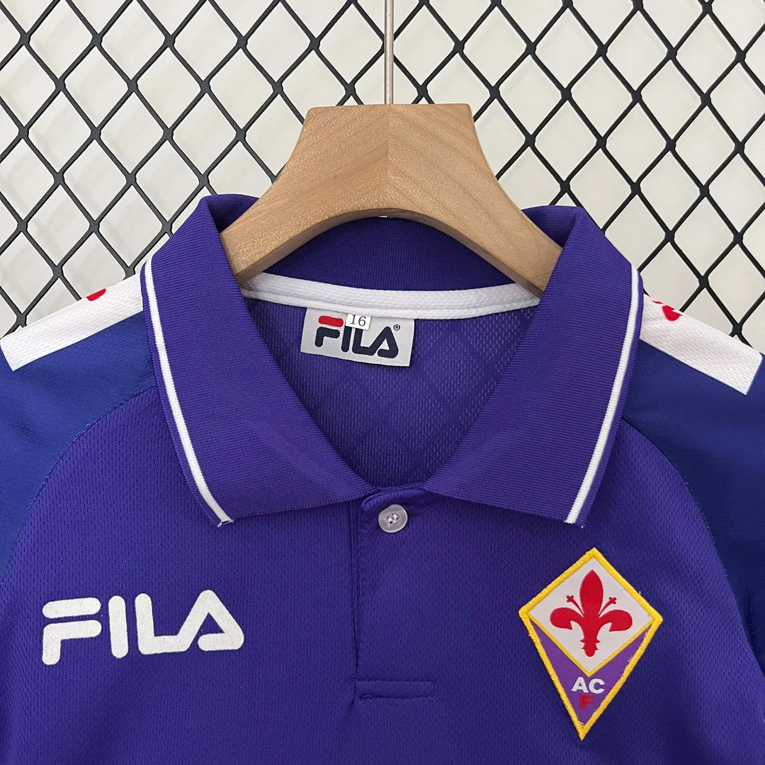 Completino Bambino Retro Fiorentina Home 1998/99--2