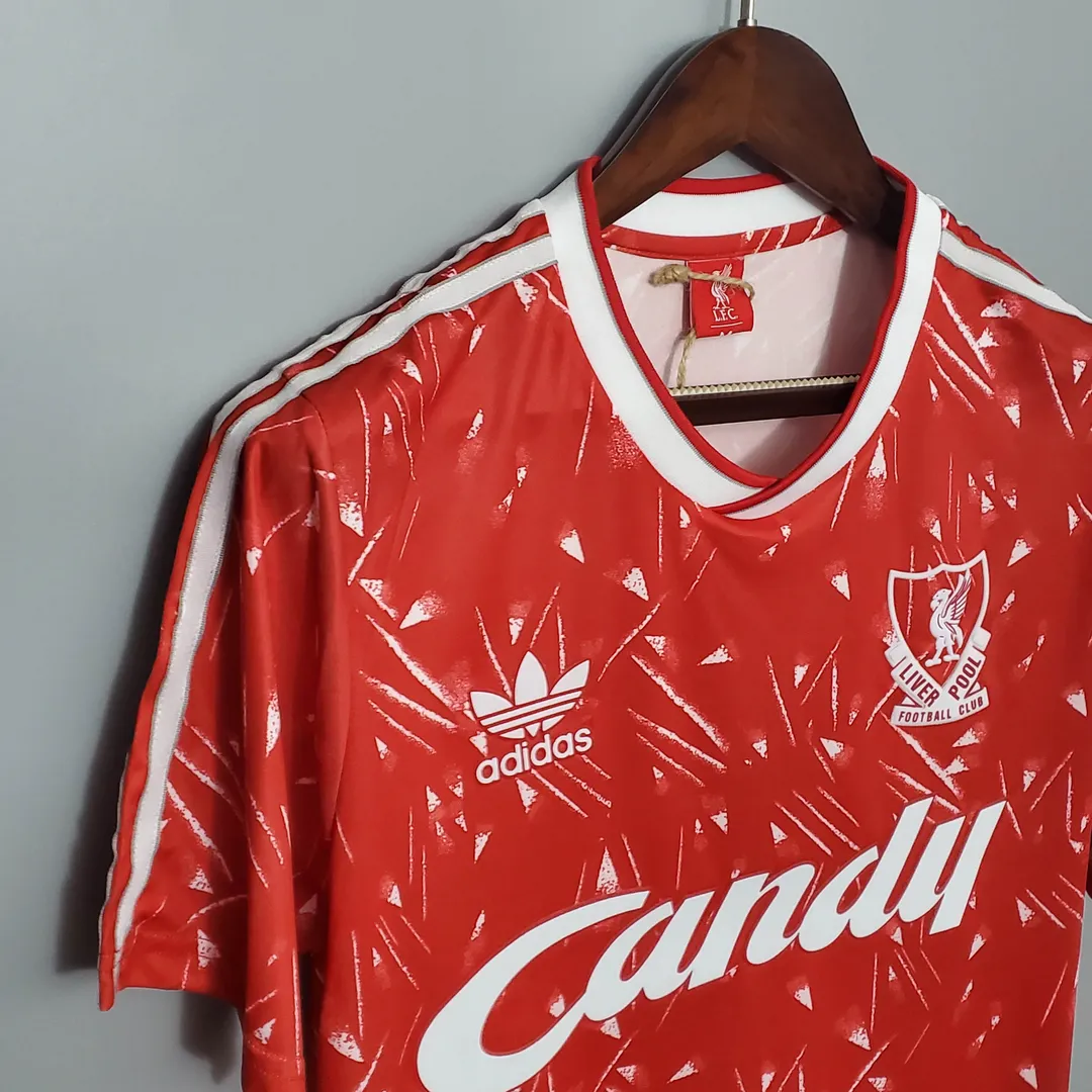 Camisola Retro Liverpool Principal 1989/91--5