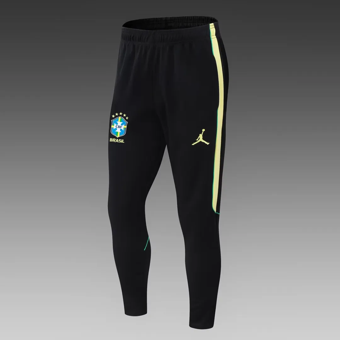 Tuta Allenamento Brasile Mezza Zip 2026 Nera--4