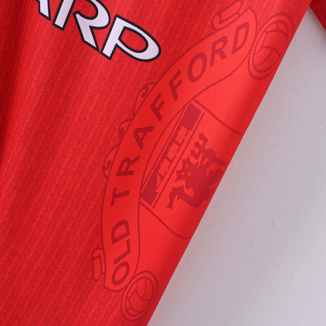 Maillot Retro Manchester United Domicile 1996/97--5