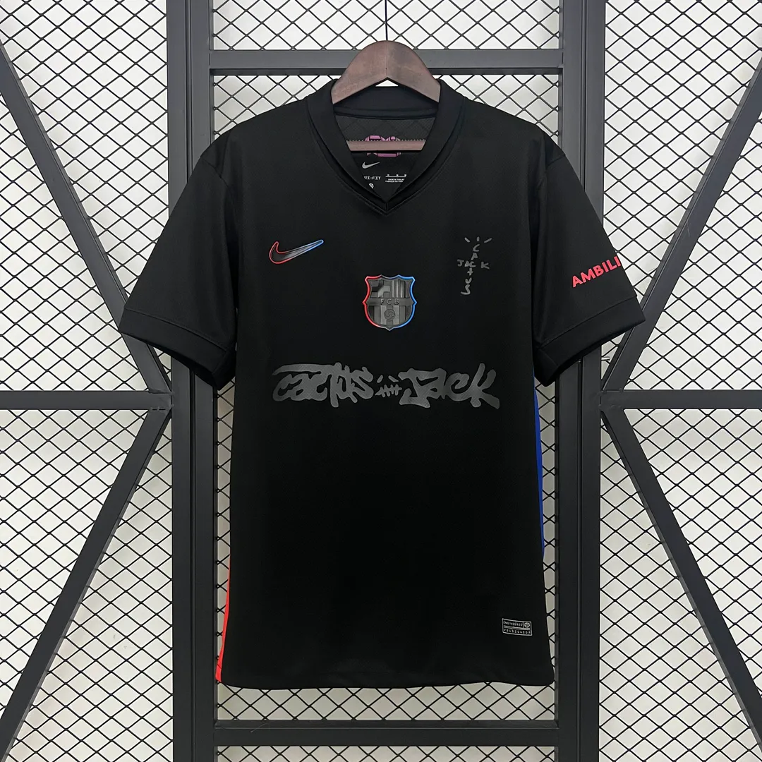 Maglia Barcellona x Travis Scott 2024/25 Nera