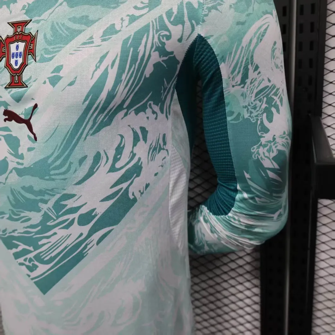 Camiseta Portugal Segunda Equipación 2026 Versión Jugador Manga Larga--6