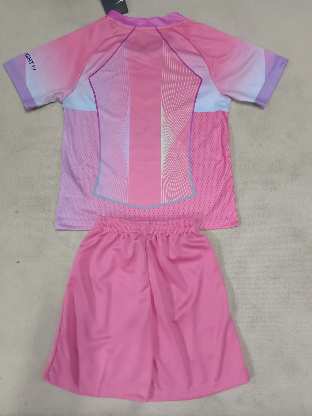 Conjunto Barcelona Concept 2025/26 Rosa Criança--1