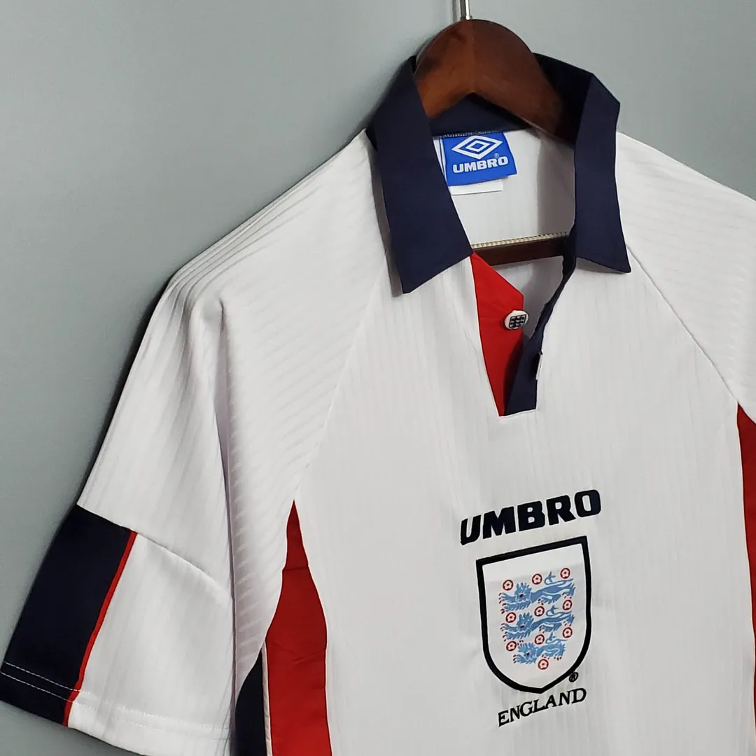 Camiseta Retro Inglaterra Primera Equipación 1998--4