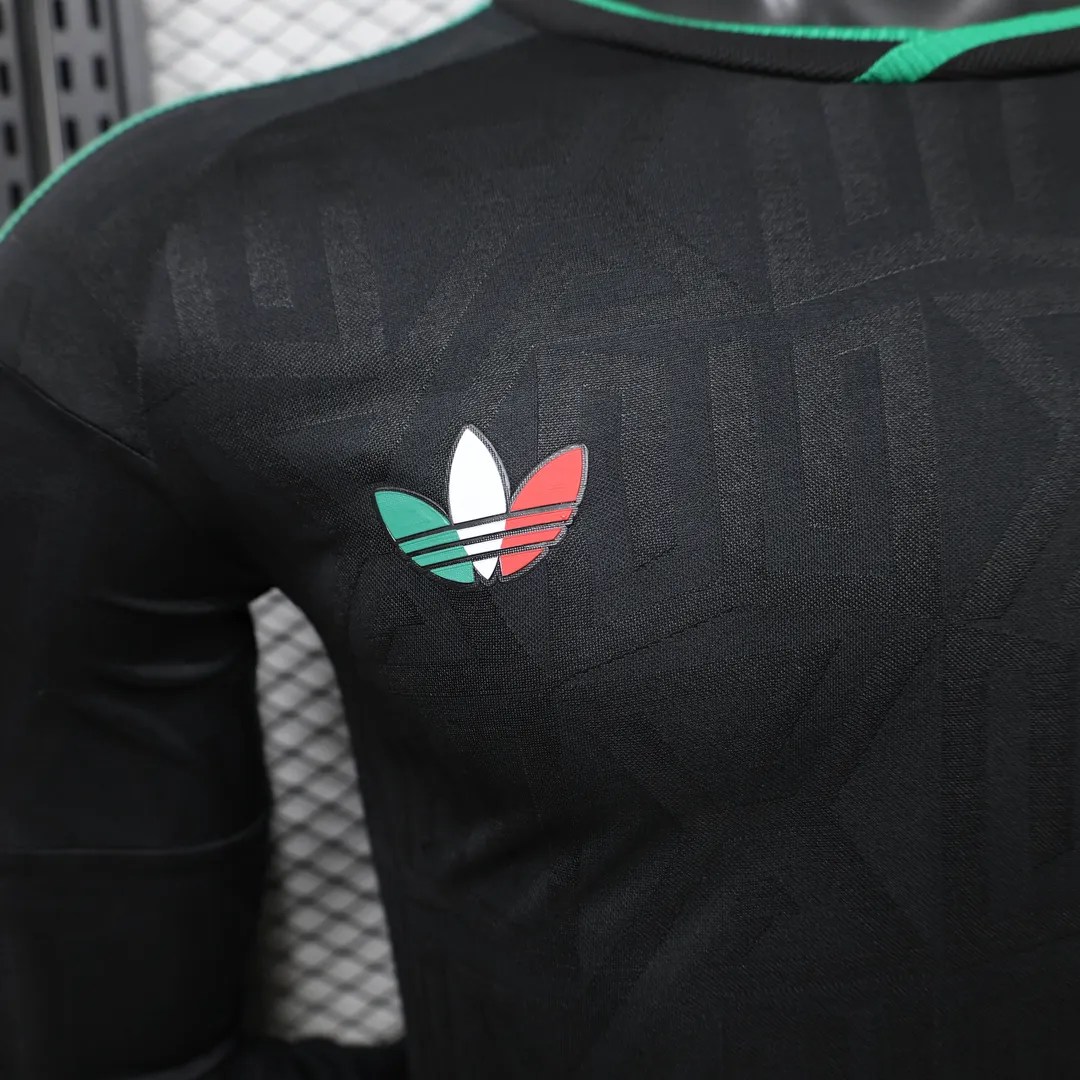 Camiseta México Tercera Equipación 2026 Versión Jugador Manga Larga--4