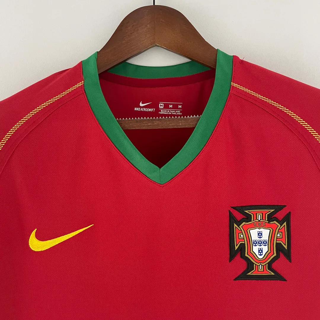 Koszulka Retro Portugalii domowa 2006--2