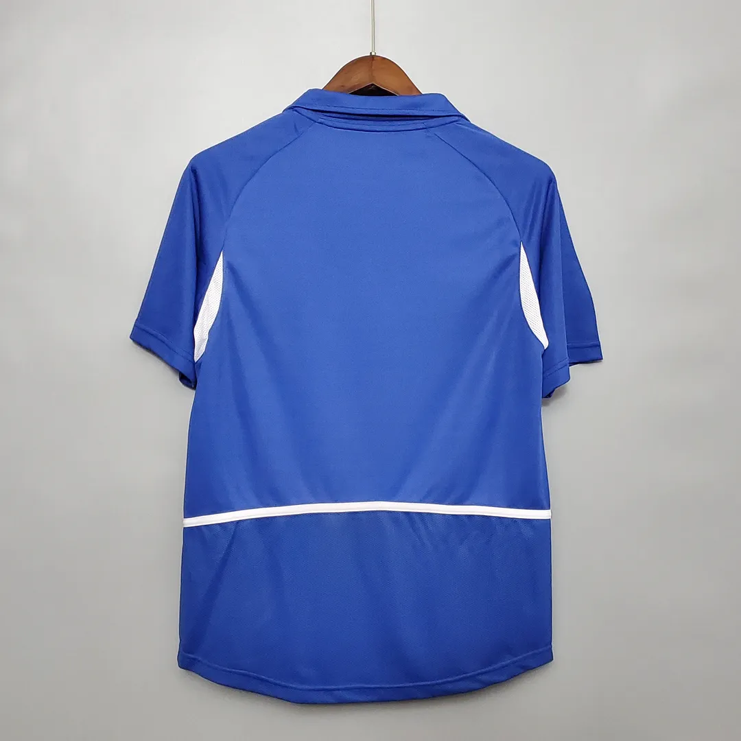 Maillot Retro Brésil Extérieur 2002--1