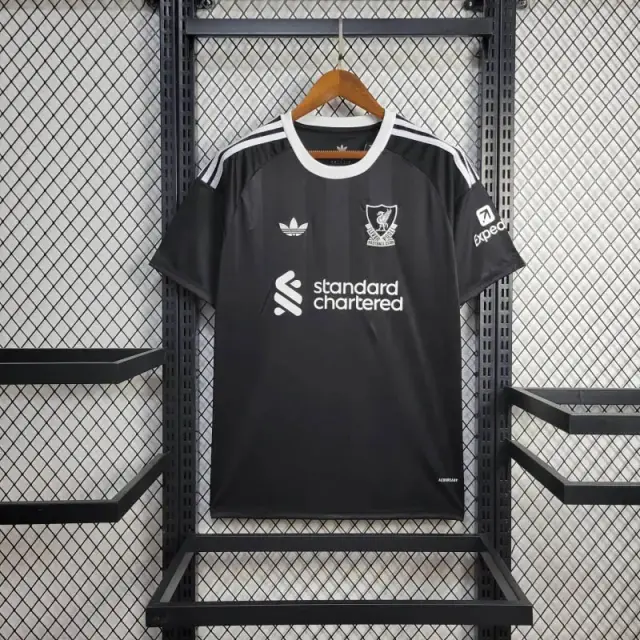 2025/2026 Liverpool Goalkeeper Black Jersey