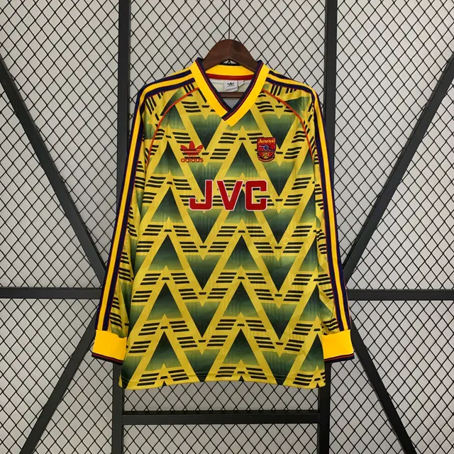 1991/1993 Retro Long Sleeve Arsenal Away Shirt