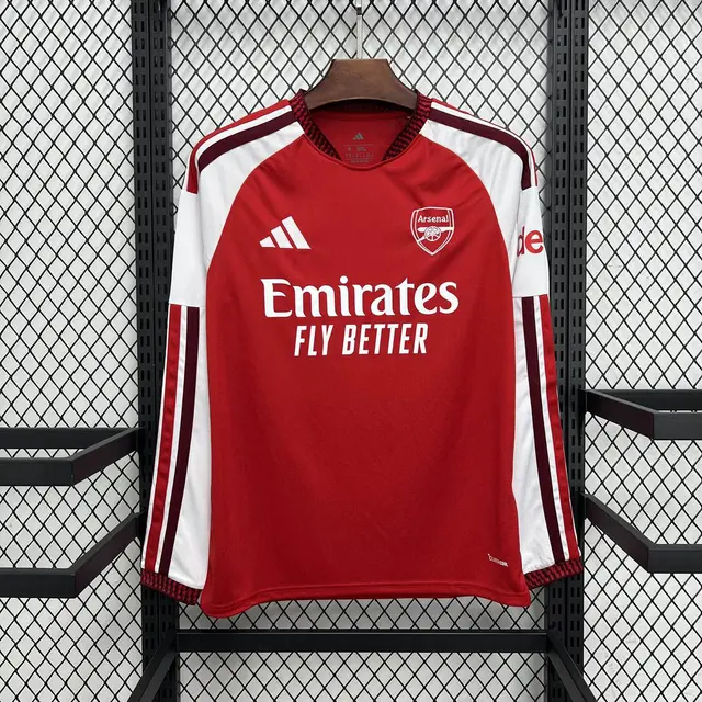2026/2027 Long Sleeve Arsenal Home Shirt