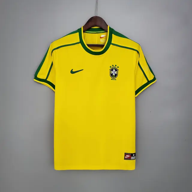 Maillot Retro Brésil Domicile 1998