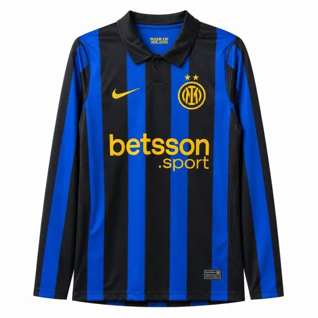 2026/2027 Long Sleeve Inter Milan Home Jersey