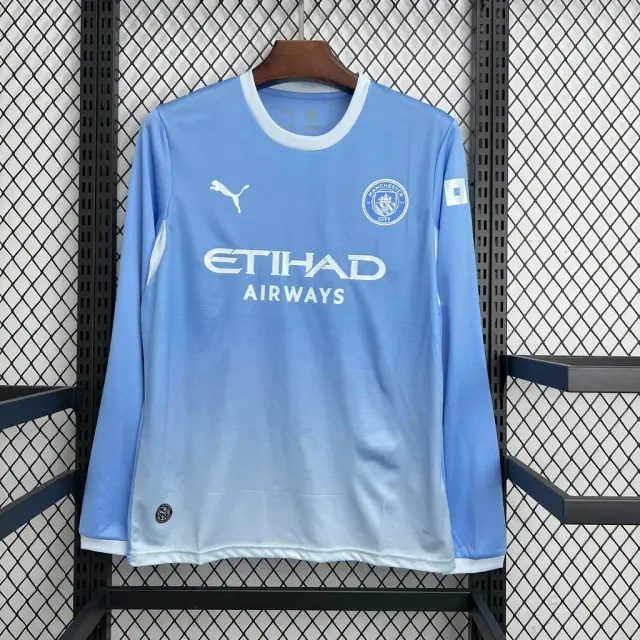 Maglia Manchester City Home 2026/27 Maniche Lunghe