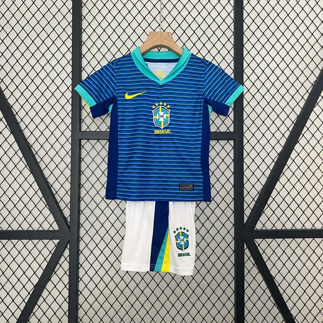 Maillot Kit Enfant Brésil Extérieur 2024